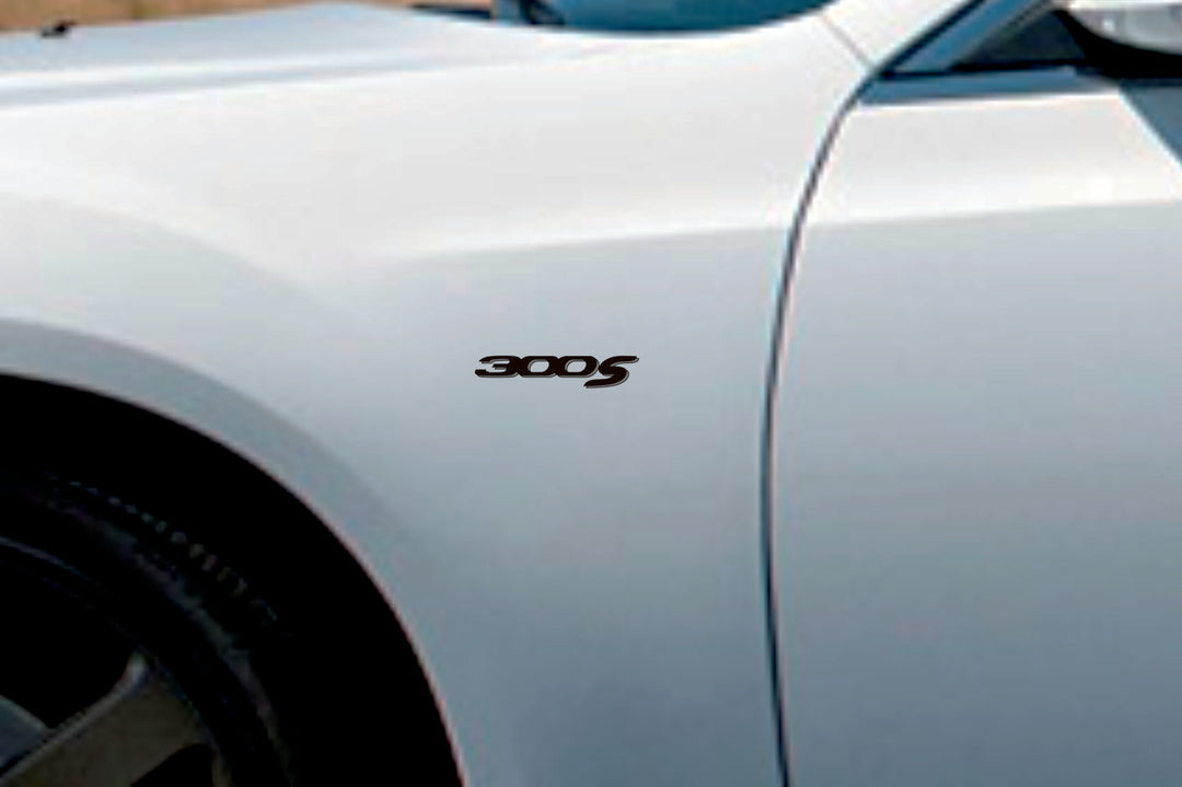 Chrysler 300C II emblem for fenders with 300S logo (Type Mono) Chrysler emblems decoinfabric