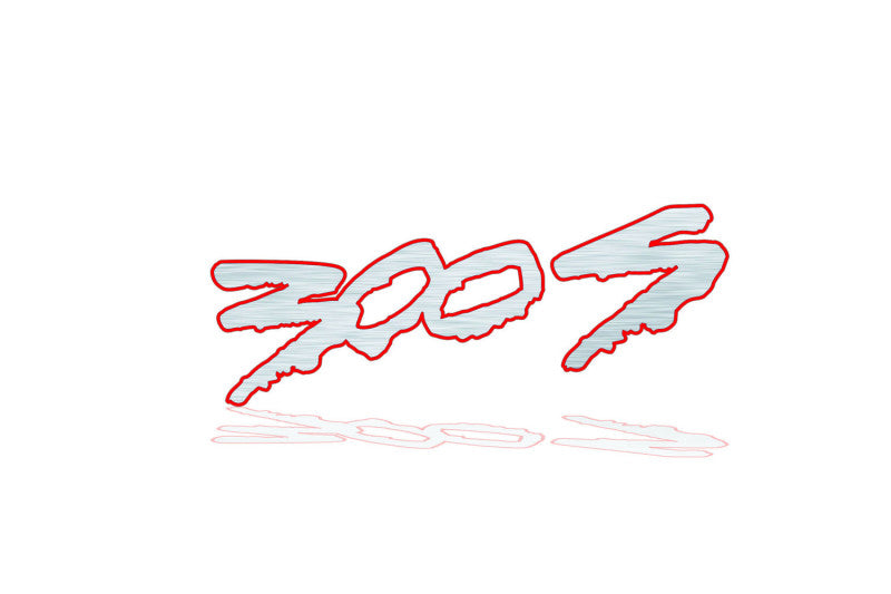 Chrysler tailgate trunk rear 3D emblem with 300S logo (type MIXT) Var. 2