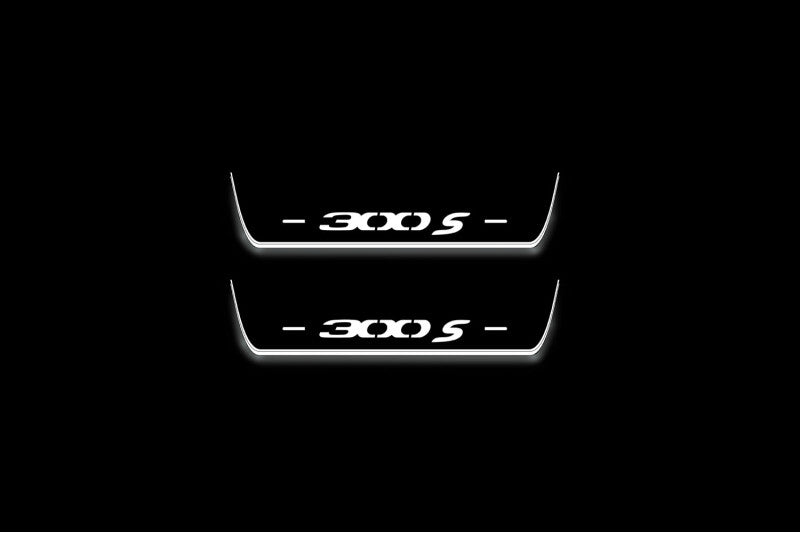 Chrysler 300C II 2011+ Door Sill Protectors With Logo 300S