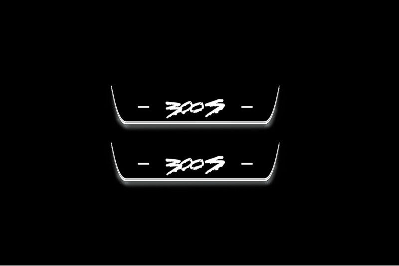 Chrysler 300C II 2011+ Door Sill Led Plate With 300S T2 Logo