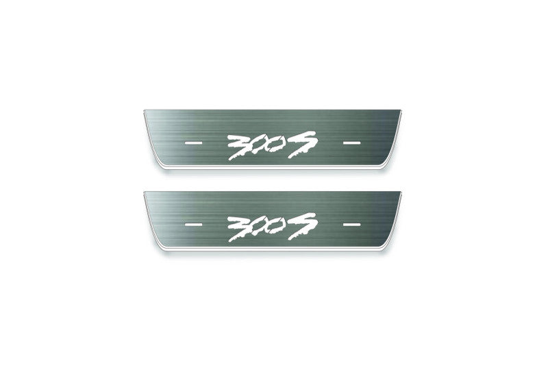 Chrysler 300C II 2011+ Door Sill Led Plate With 300S T2 Logo