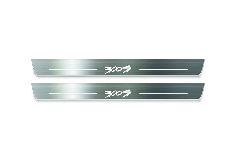Chrysler 300C II 2011+ Door Sill Led Plate With 300S T2 Logo