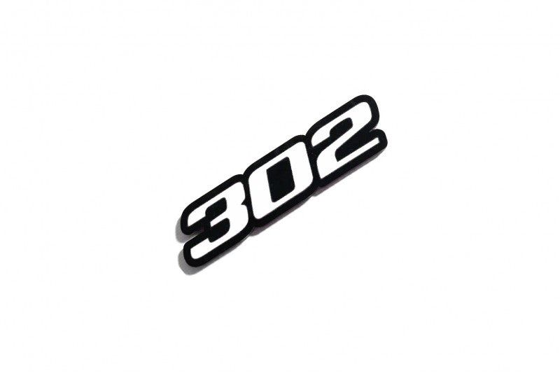 Ford tailgate trunk rear emblem with 302 logo