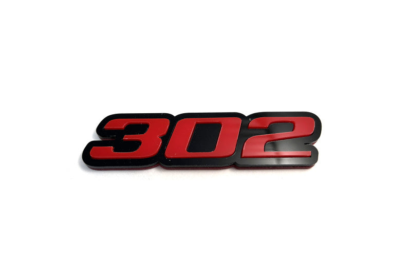 Ford Radiator grille emblem with 302 logo Ford emblems decoinfabric