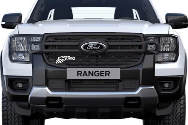 Ford Ranger Emblem & Badges set with Raptor logo (Type 2) Ford emblems decoinfabric