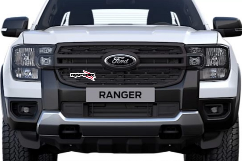 Ford Ranger Raptor R Badges Ford Ranger Emblem & Badges set with Raptor logo (Type 4) – decoinfabric