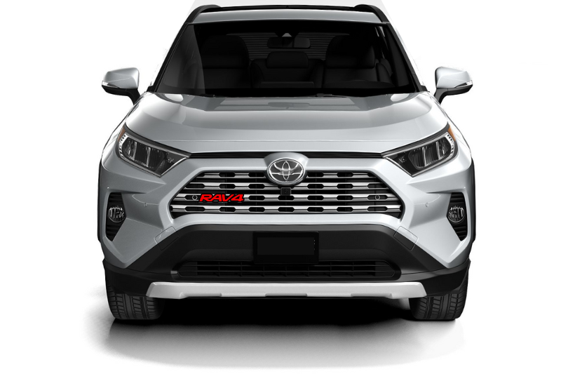 Toyota Radiator grille emblem with Rav4 logo