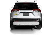Toyota Rav4 tailgate trunk rear emblem with Rav4 logo (Type 2) Toyota emblems decoinfabric