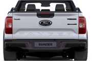 Ford Ranger tailgate trunk rear emblem with Ranger logo (Type 6) Ford emblems decoinfabric