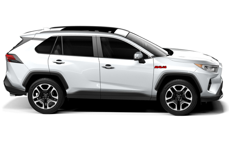 Toyota Rav4 emblem for fenders with Rav4 logo Toyota emblems decoinfabric