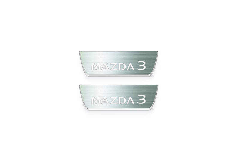 Mazda 3 IV 2019+ Car Door Sill With Logo Mazda 3