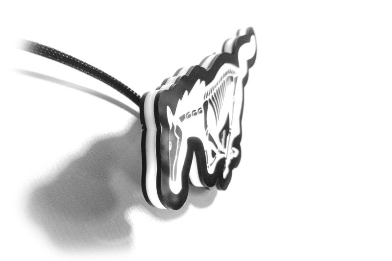 Ford Illuminated LED Radiator Grille Emblems and Badges with Mustang Horse Skeleton logo Ford Led Emblems decoinfabric