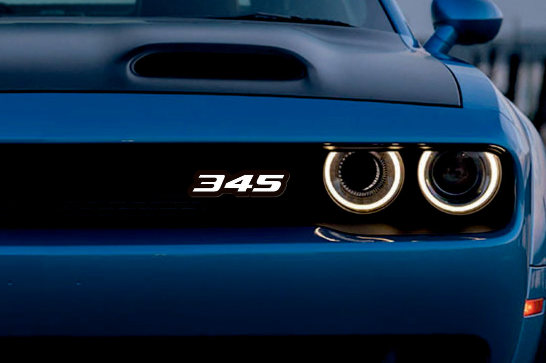 Chrysler Illuminated LED Radiator Grille Emblems and Badges with 345 (type 1) logo Chrysler Led Emblems decoinfabric