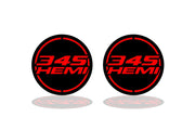 DODGE emblem for fenders with 345 HEMI logo (Type 4) Dodge emblems decoinfabric