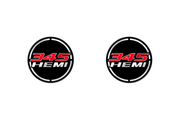 DODGE emblem for fenders with 345 HEMI logo (Type 3) Dodge emblems decoinfabric