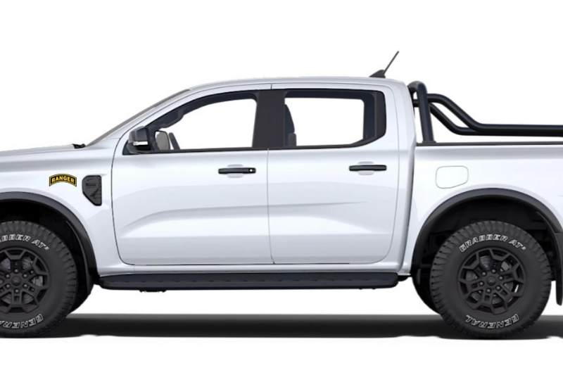 Ford Ranger emblem for fenders with Ranger logo (Type 2) Ford emblems decoinfabric