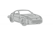 Car Keychain for Nissan 350Z 2002-2009 (type 3D) Keychains opdesign