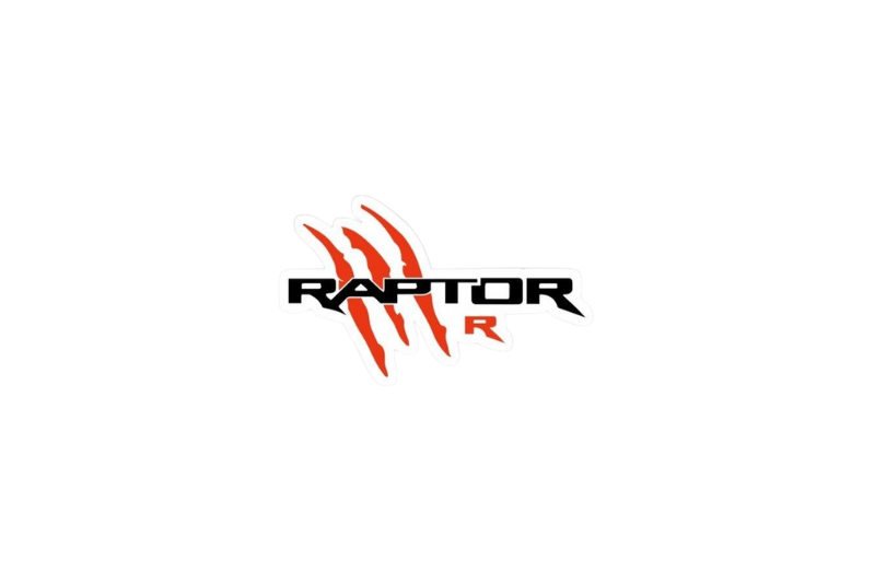Ford Ranger tailgate trunk rear emblem with Raptor R logo Ford emblems decoinfabric