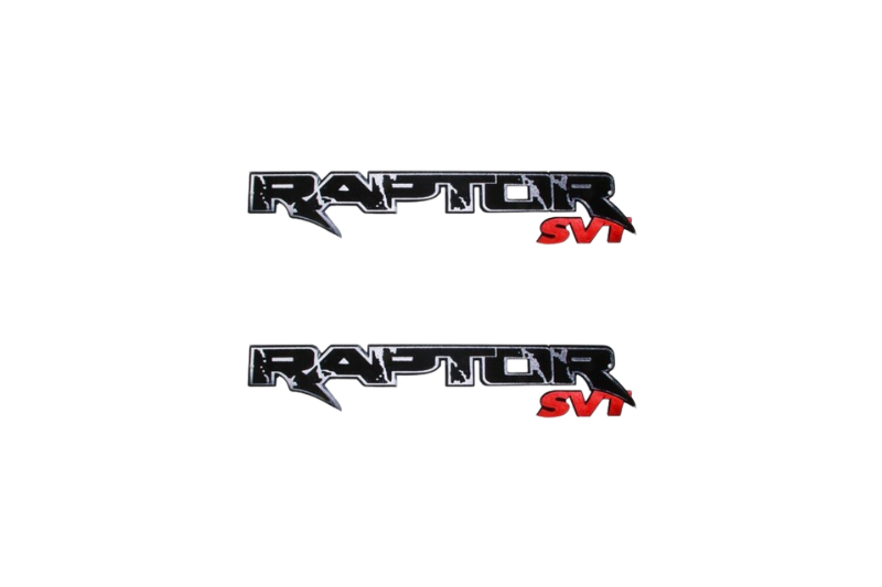 Ford Ranger emblem for fenders with Raptor SVT logo (Type 2) Ford emblems decoinfabric