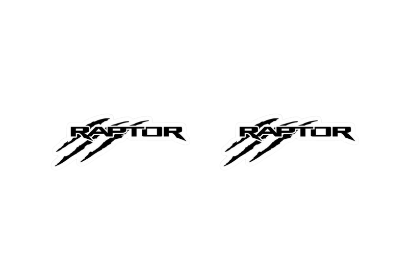 Ford Ranger Emblem & Badges set with Raptor logo (Type 2) Ford emblems decoinfabric