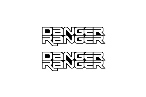 Ford Ranger Emblem & Badge Set - Grille and Tailgate Danger Ranger logo