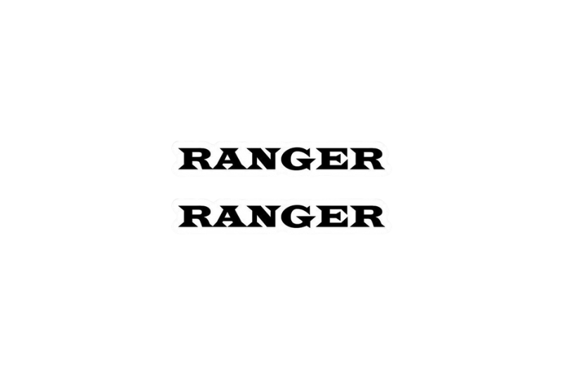 Ford Ranger emblem for fenders with Ranger logo (Type 4) Ford emblems decoinfabric