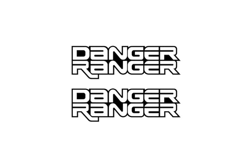 Ford Ranger Emblem & Badges set with Danger Ranger logo