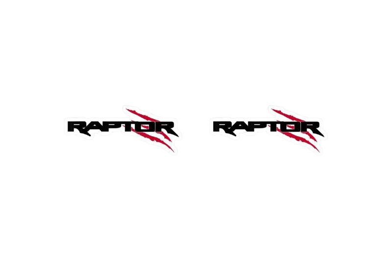 Ford Ranger Emblem & Badges set with Raptor logo (Type 4)