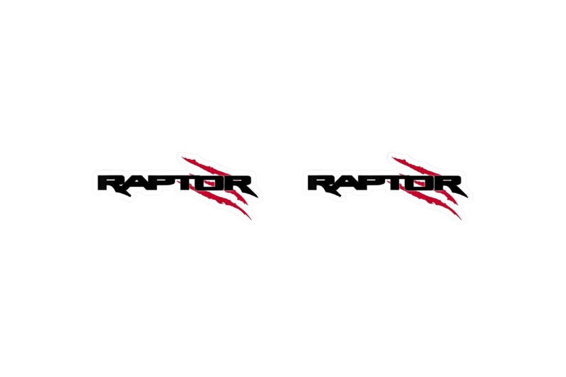 Ford Ranger Emblem & Badges set with Raptor logo (Type 4) – decoinfabric