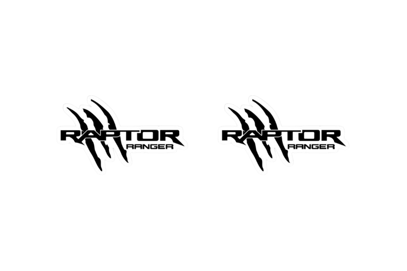 Ford Ranger Emblem & Badges set with Ranger Raptor logo