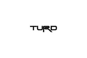 Toyota tailgate trunk rear emblem with TRD TURD logo Toyota emblems decoinfabric