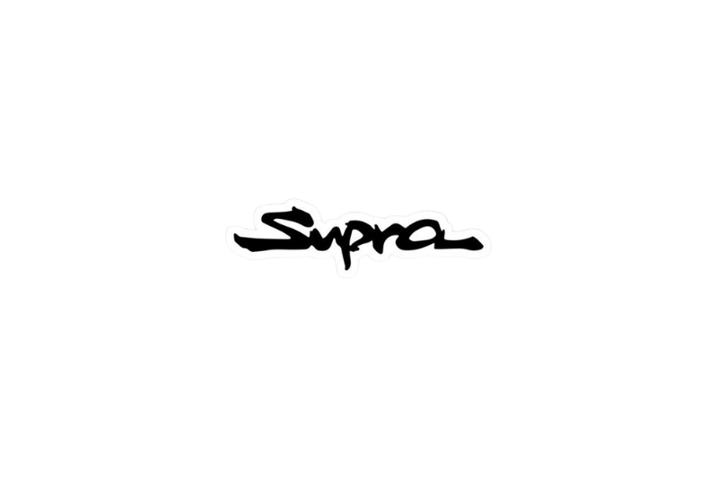 Toyota tailgate trunk rear emblem with Supra logo Toyota emblems decoinfabric