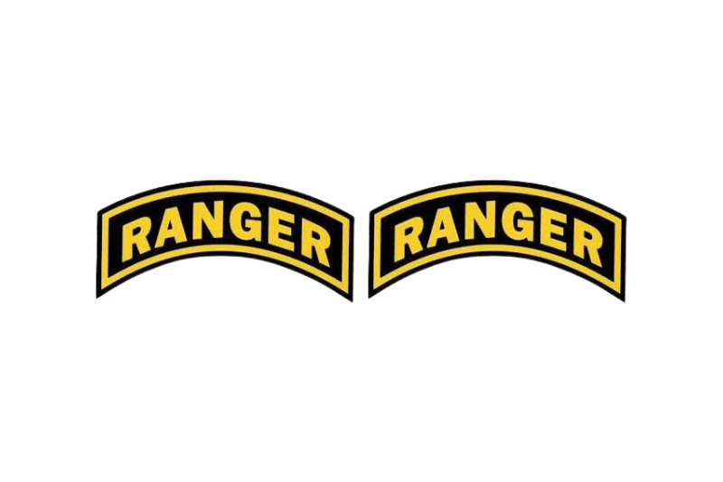 Ford Ranger Emblem & Badges set with Ranger logo (Type 2)