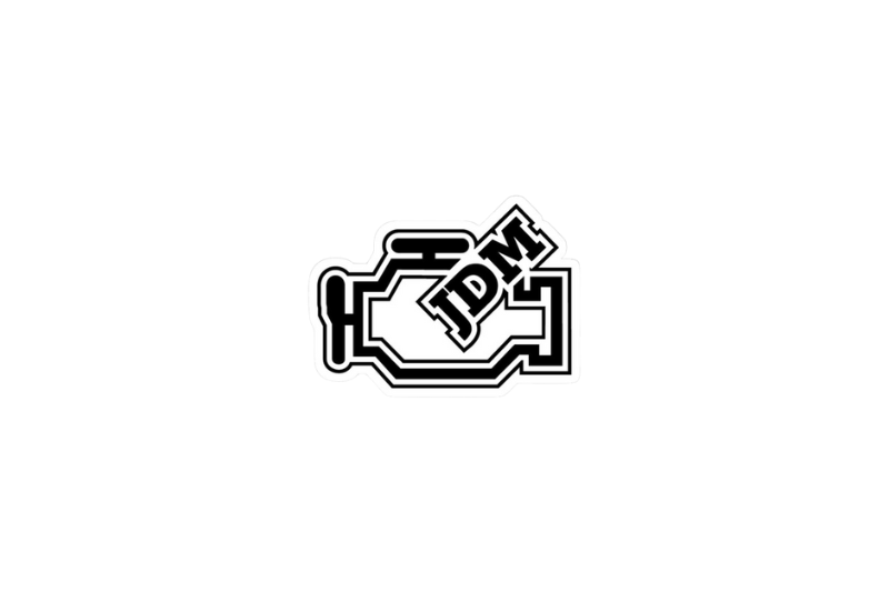 Toyota Emblem & Badges set with JDM logo (Type 4) Toyota emblems decoinfabric BLACK WHITE