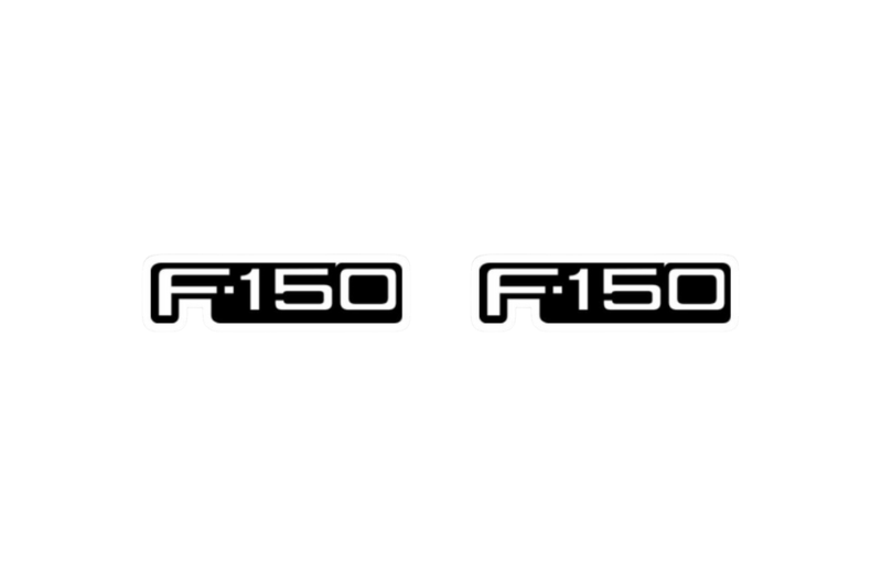 Ford Ranger emblem for fenders with F150 logo Ford emblems decoinfabric BLACK WHITE