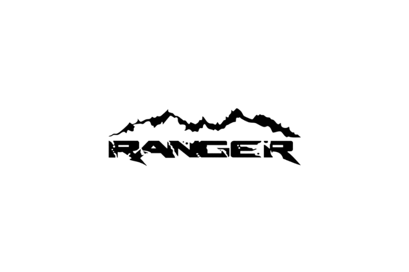 Ford Ranger Emblem & Badges set with Ranger logo (Type 5)