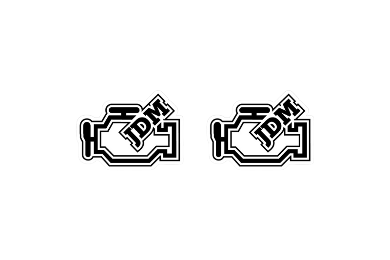 Toyota emblem for fenders with JDM logo (type 4) Toyota emblems decoinfabric