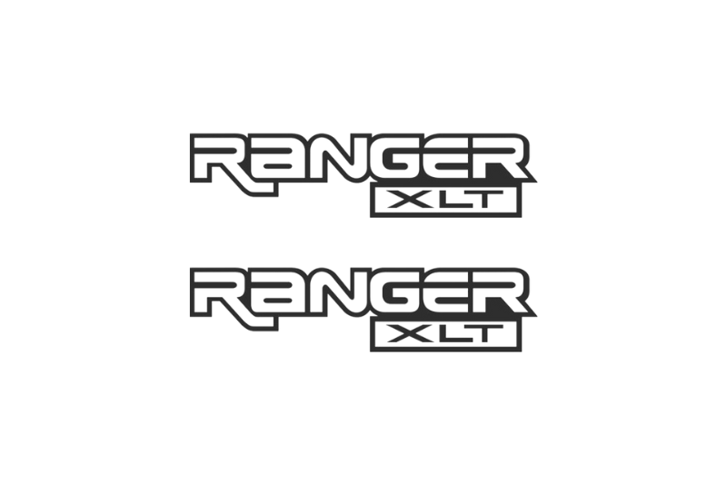 Ford Ranger Emblem & Badges set with Ranger XTL logo (Type 2)