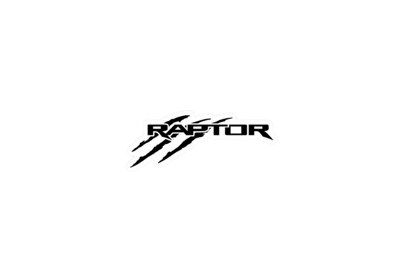 Ford Ranger tailgate trunk rear emblem with Raptor logo (Type 2) Ford emblems decoinfabric