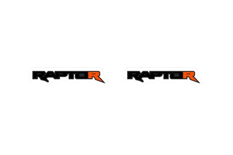 Ford Ranger Emblem & Badges set with Raptor logo (Type 5) Ford emblems decoinfabric