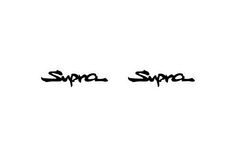 Toyota emblem for fenders with Supra logo Toyota emblems decoinfabric