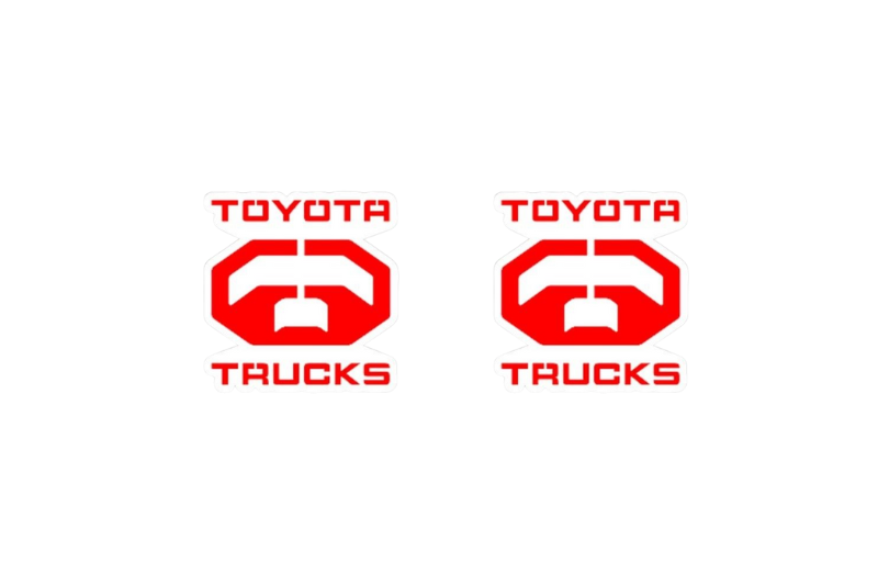 Toyota Emblem & Badges set with Toyota Trucks logo