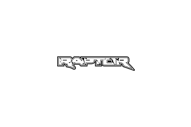 Ford Ranger Emblem & Badges set with Raptor logo (Type 3)