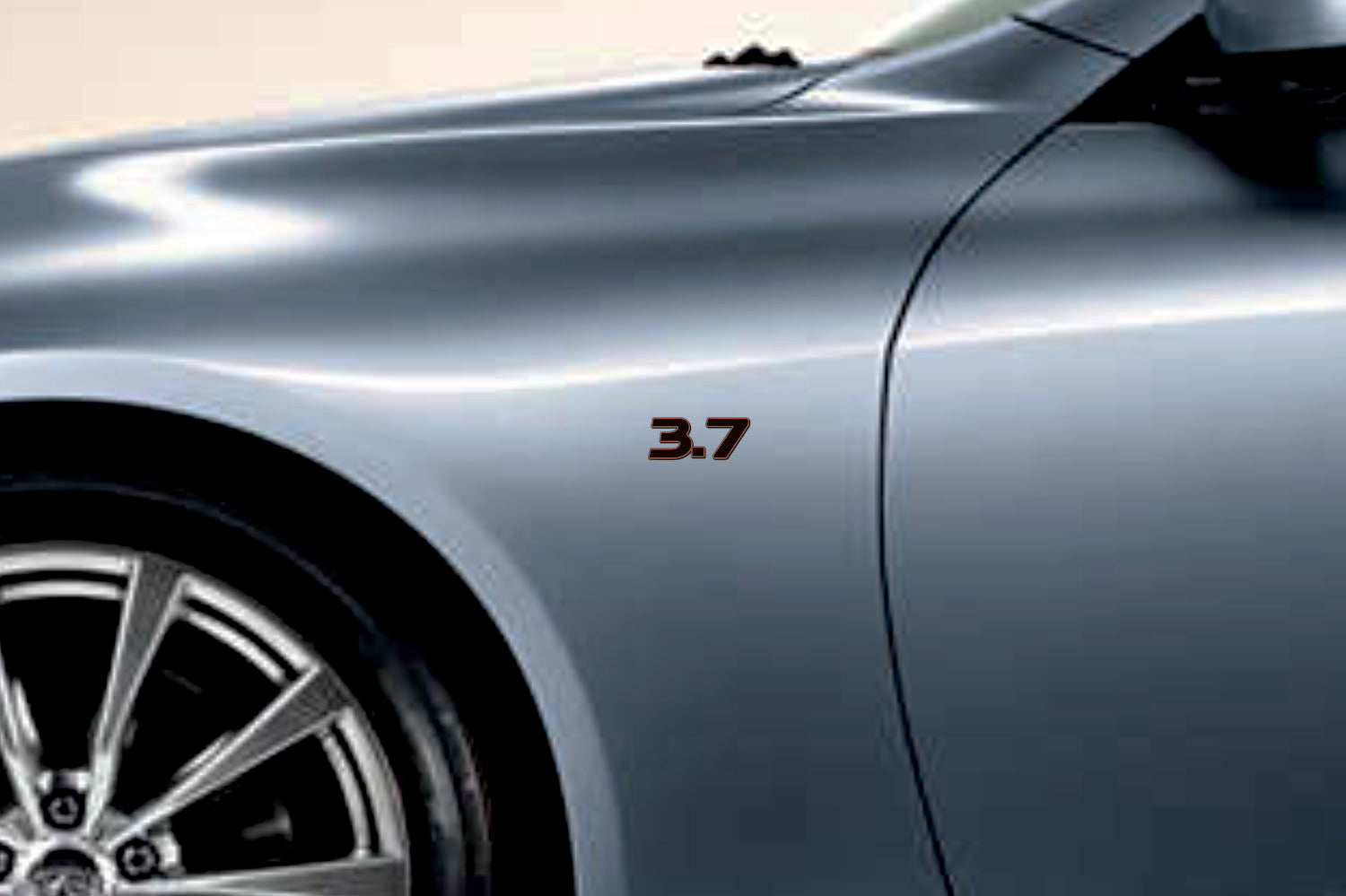 Infiniti 3D emblem for fenders with 3.0t logo (type MIXT) Infiniti emblems decoinfabric