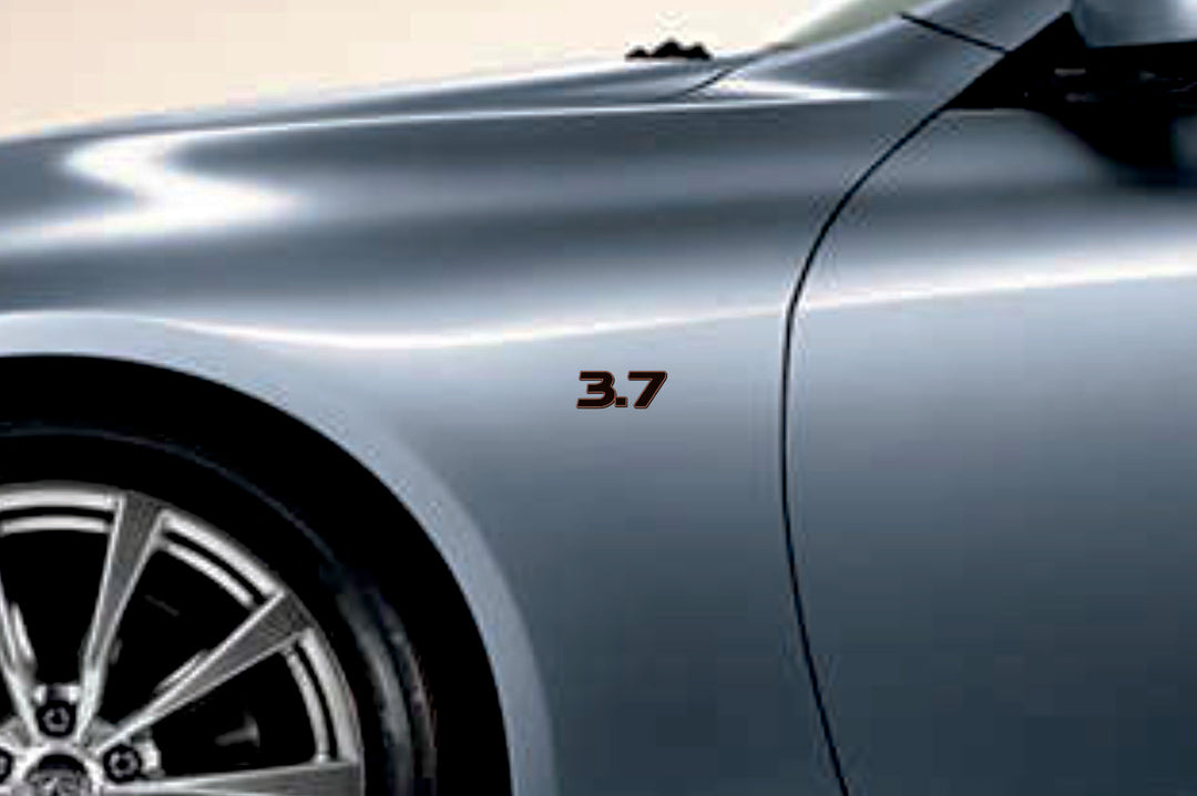 Infiniti 3D emblem for fenders with 3.0t logo (type MIXT) Infiniti emblems decoinfabric