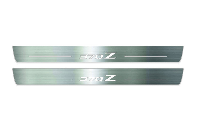 Nissan 370Z 2009+ Led Door Sills With Logo 370Z Nissan Led Door Sills opdesign