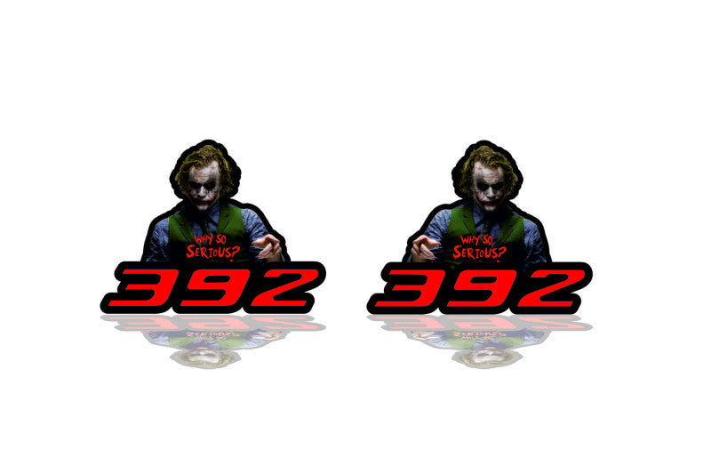 Dodge Emblem & Badges set with Joker 392 logo (Type 2) Dodge emblems decoinfabric