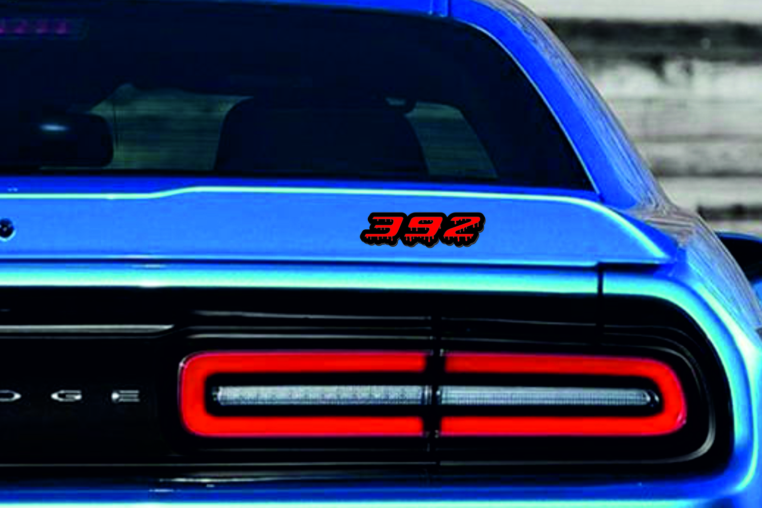 Dodge Emblem & Badges set with 392 Blood logo