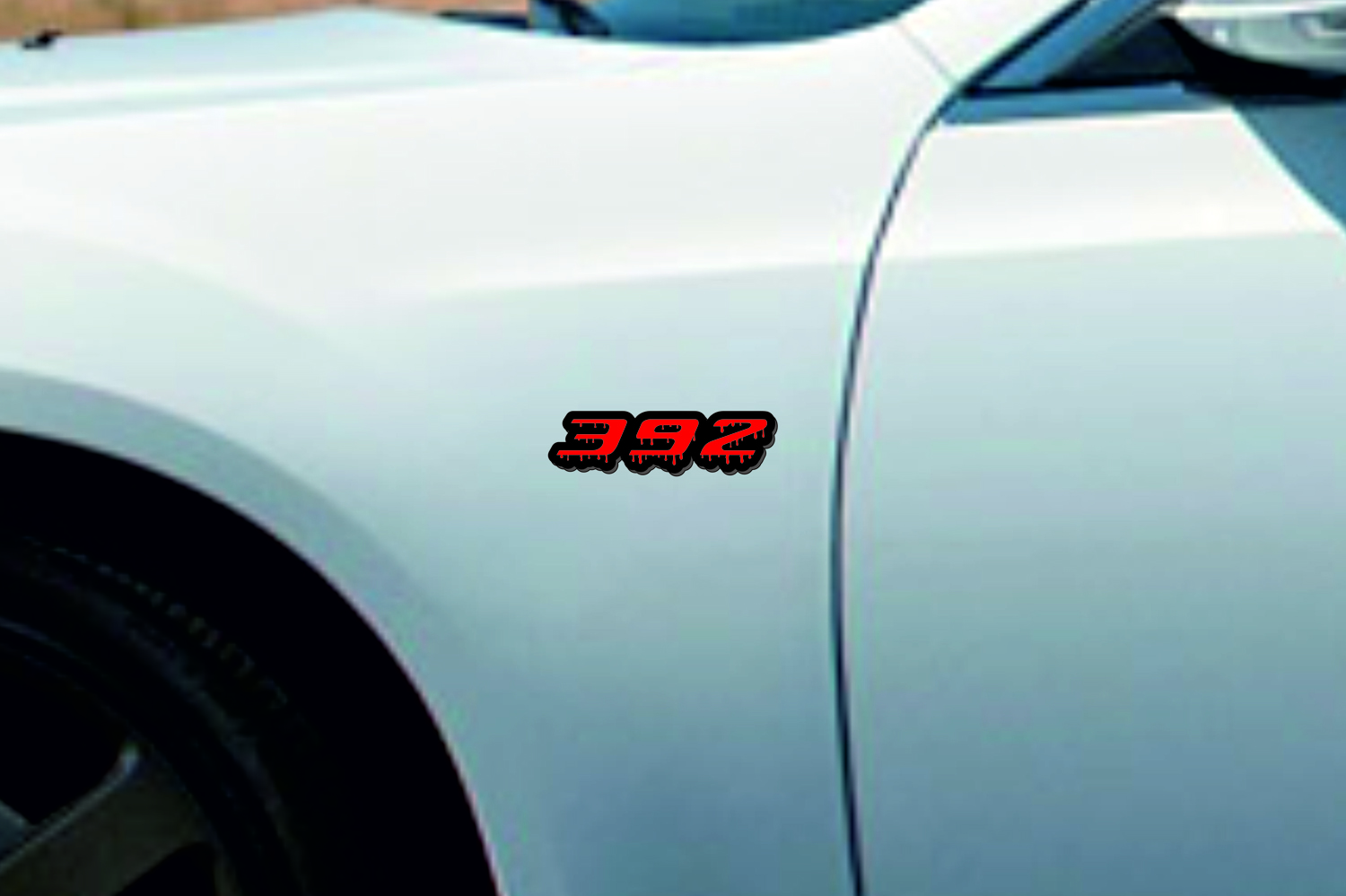 Dodge Emblem & Badges set with 392 Blood logo