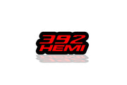 Dodge Illuminated LED Radiator Grille Emblems and Badges with 392 Hemi logo Dodge Led emblems decoinfabric